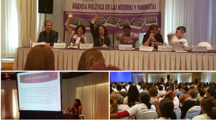 Movimiento de Mujeres y Feministas lanzan Agenda Política y vigilarán compromisos de presidenciables con la problemática de las mujeres
