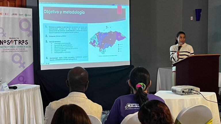 CESPAD presenta estudio «Mecanismos que bloquean la participación política de las mujeres en Honduras»