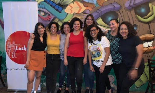 Integrantes de Luchemos (@luchemoshn), organización política feminista fundada en 2015. Una década de disputa por el poder y la memoria.